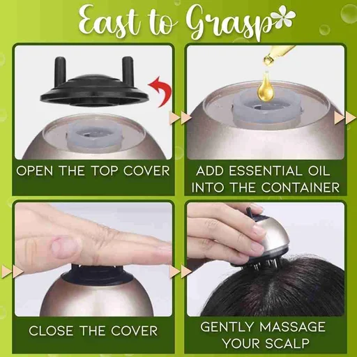Massage with Hair Essential Oil Hair Comb
