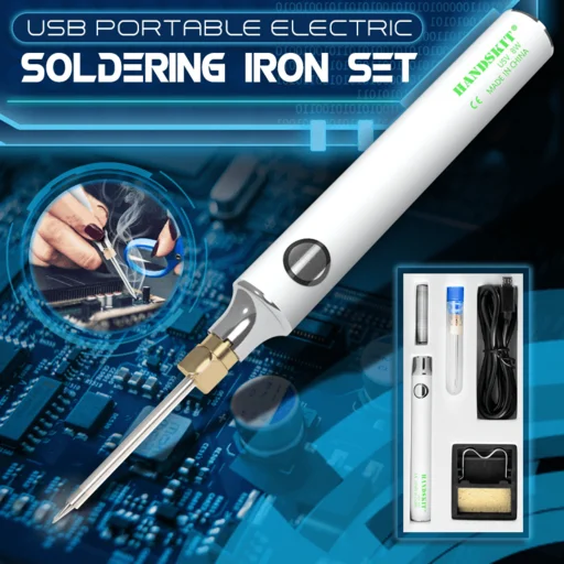 USB Portable Electric Soldering Iron Set