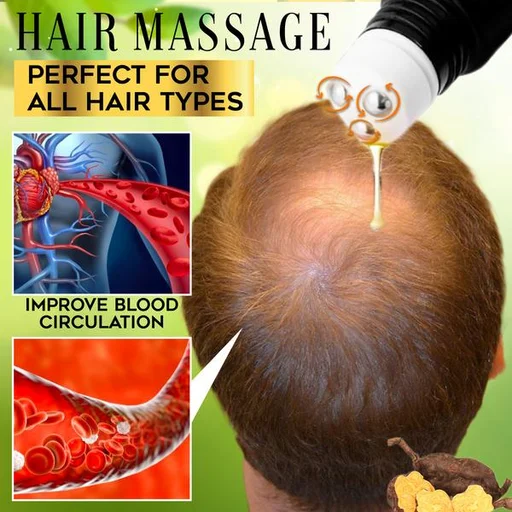 Herbal Rolling Ball Massage Hair Reactive Serum