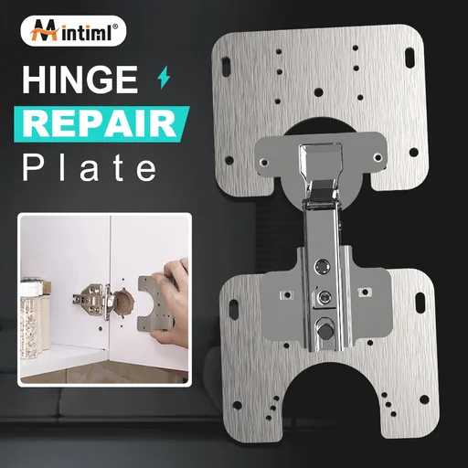 Mintiml Cabinet Door Hinge Repair Plate