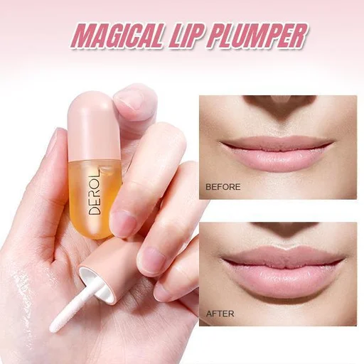 Natural Lip Plumper, Plant Extracts Plumping Lip Serum, Lip Enhancer, Lip Plumping Balm