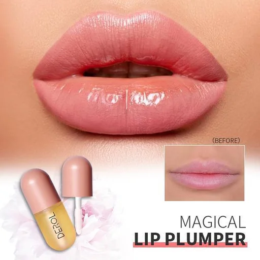 Natural Lip Plumper, Plant Extracts Plumping Lip Serum, Lip Enhancer, Lip Plumping Balm