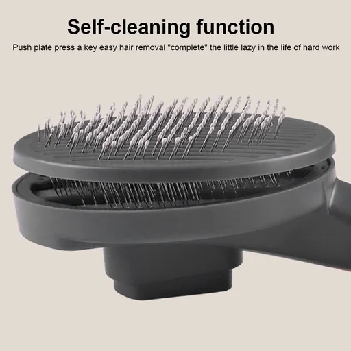 Self-Cleaning Slicker Brush for Dogs and Cats