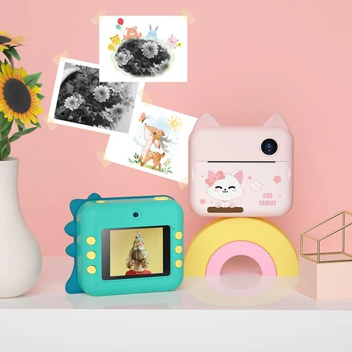 Instant Print Children's Camera Kids with Printing Toys