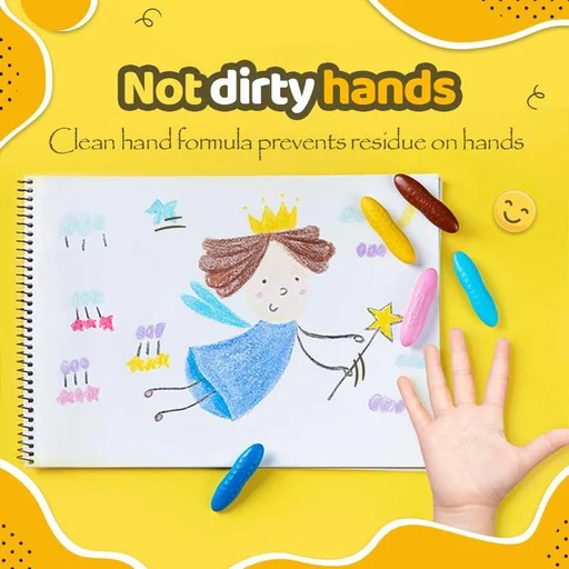 Clean Hands No Mess Children Peanuts Crayons Set