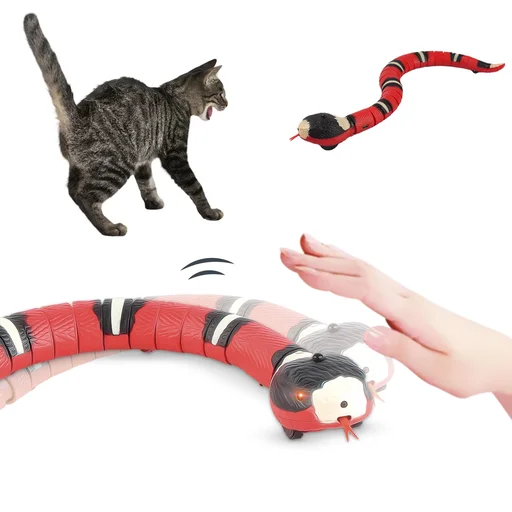 Smart Sensing Snake Cat Toys