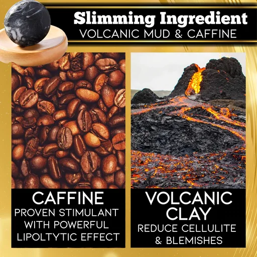 Volcanic Mud Coffee Slimming Body Soap
