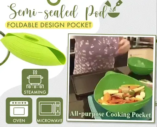 Heat Resistant Foldable Cooking Pocket