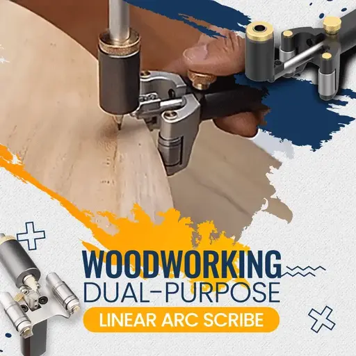 Woodworking Dual-Purpose Linear Arc Scriber