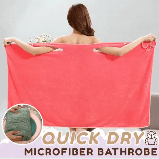 Quick Dry Microfiber Bathrobe