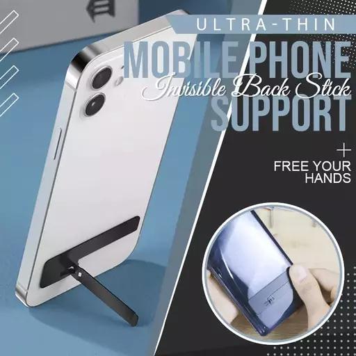 Ultra-Thin Invisible Back Stick Mobile Phone Support Case Stand