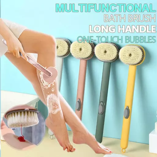 Long Handle Detachable Bath Massager Brush