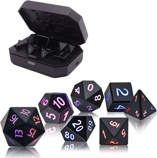 DND Dice Rechargeable with Charging Box