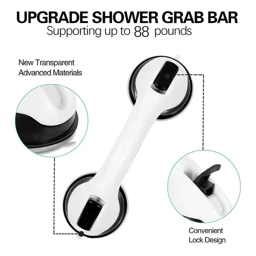 Suction Cup Handrails for Bathroom Shower