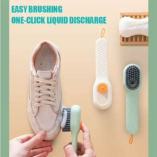Multifunctional Shoe Brush with Liquid Box