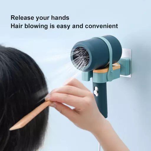 Hands Free Wall Mounted Hair Dryer Holder