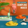 2-in-1 Efficient Dumpling Maker Manual Dough Presser