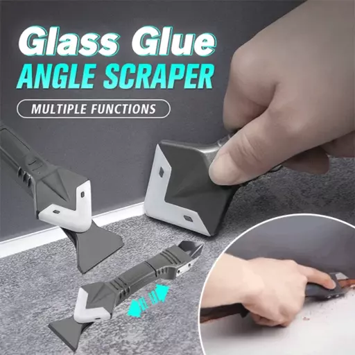 3 in 1 Silicone Caulking Tools Glass Glue Angle Scraper
