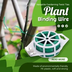 Versatile Gardening Twist Ties Plant Binding Wire
