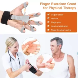 6 Resistant Level Finger Exerciser and Finger Stretcher