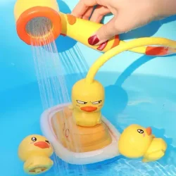 Electric Duck Boat Shower Baby Bath Toys