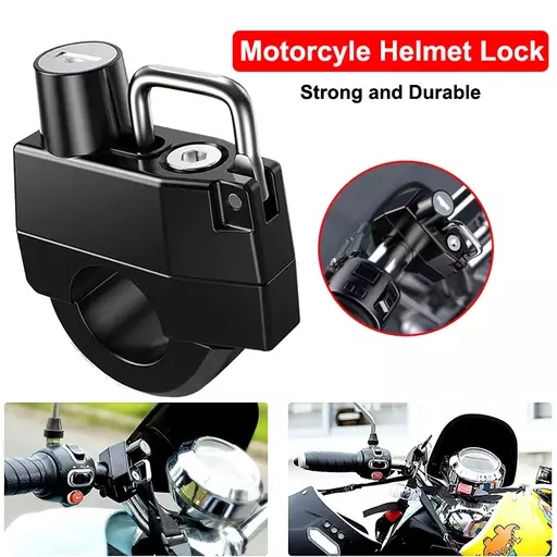 Universal Motorcycle Helmet Lock Anti-Theft Helmet Security Lock