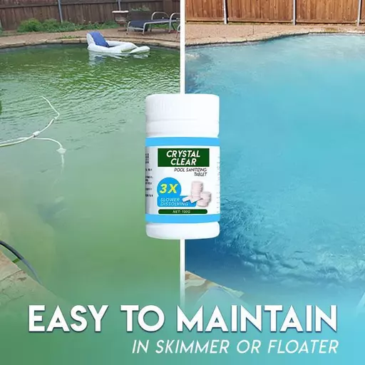 Crystal Clear Pool Cleaning Tablets